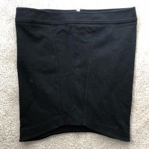 Helmut Lang uneven hem mini skirt